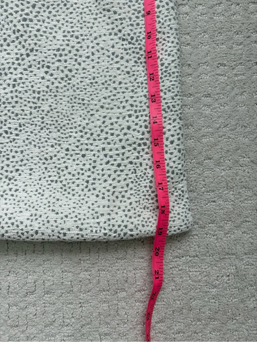 West Elm Dotted Chenille Jacquard Pillow Cover slate 20x20